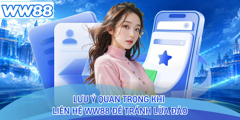 Lưu ý quan trọng khi liên hệ WW88 để tránh lừa đảo 